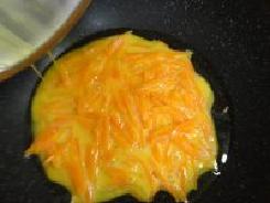 胡萝卜麻油炒鸡蛋 胡萝卜麻油炒鸡蛋